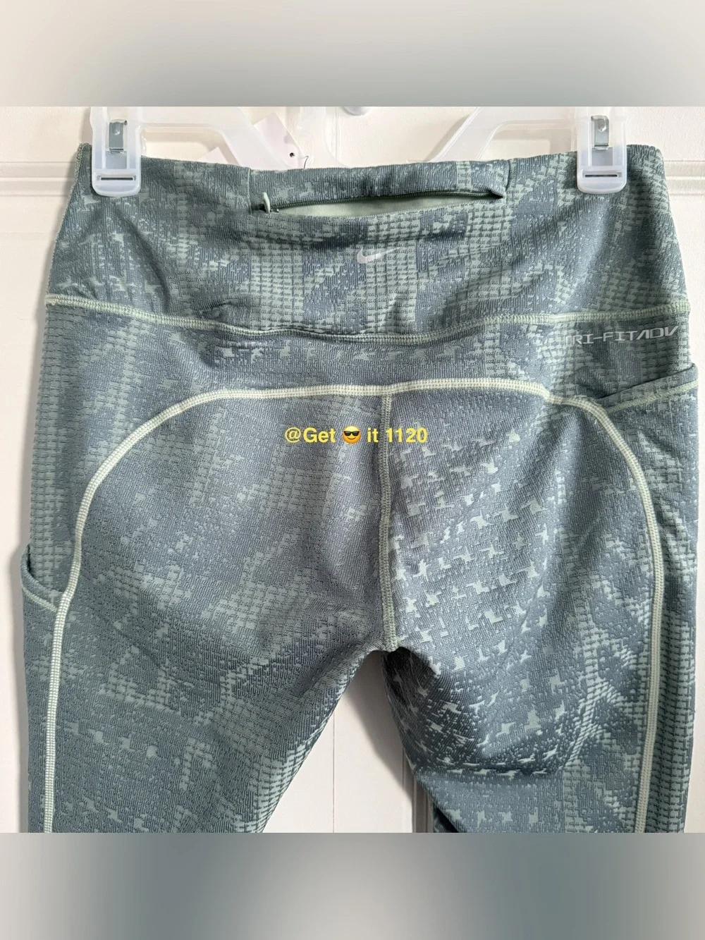 Nike Dri-FIT ADV Epic Luxe Women's Running Leggings with Pockets DD6490-357 - Picture 6 of 15
